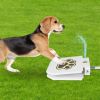 Dog Water Fountain Outdoor Dog Pet Water Dispenser Step-on Activated Sprinkler