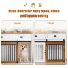 Heavy Duty Furniture style dog cage wooden dog cage double door dog cage side cabinet dog cage Dog crate (44 1/2"W *26"D *33 1/4"H)