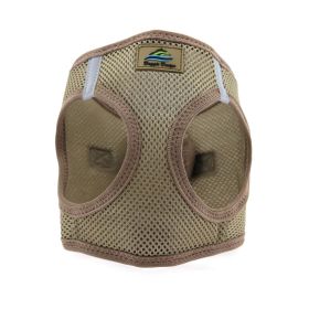 American River Choke Free Dog Harness (Color: Fossil Brown, size: XXS)