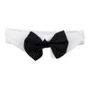 Black Satin Bowtie Collar