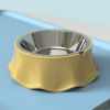 Pet Cat Dog Bowl For Food And Water, Stainless Steel Pet Feeding Bowl, Cat Bowls Non-Slip Stainless Steel Small Cat Food Bowls Durable Non-Skid Insula