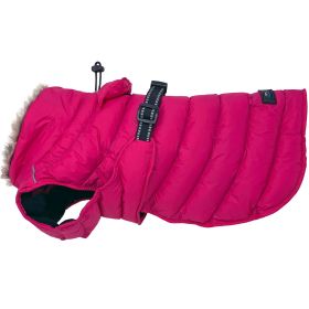 Alpine Extreme Cold Puffer Coat (Color: Pink Peacock, size: 4X-Large)