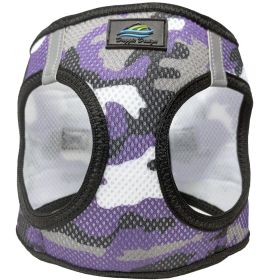 American River Choke Free Dog Harness (Color: Purple Camo, size: medium)