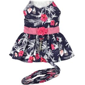 Moonlight Sails Harness Dress with Matching Leash (size: large)