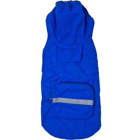 Packable Raincoat (Color: Blue, size: large)