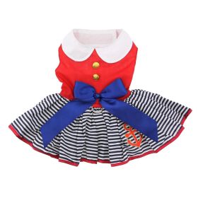 Sailor Girl with Matching Leash Dress (size: small)