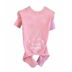 Pink Sweet Dreams Thermal Pajamas (size: small)